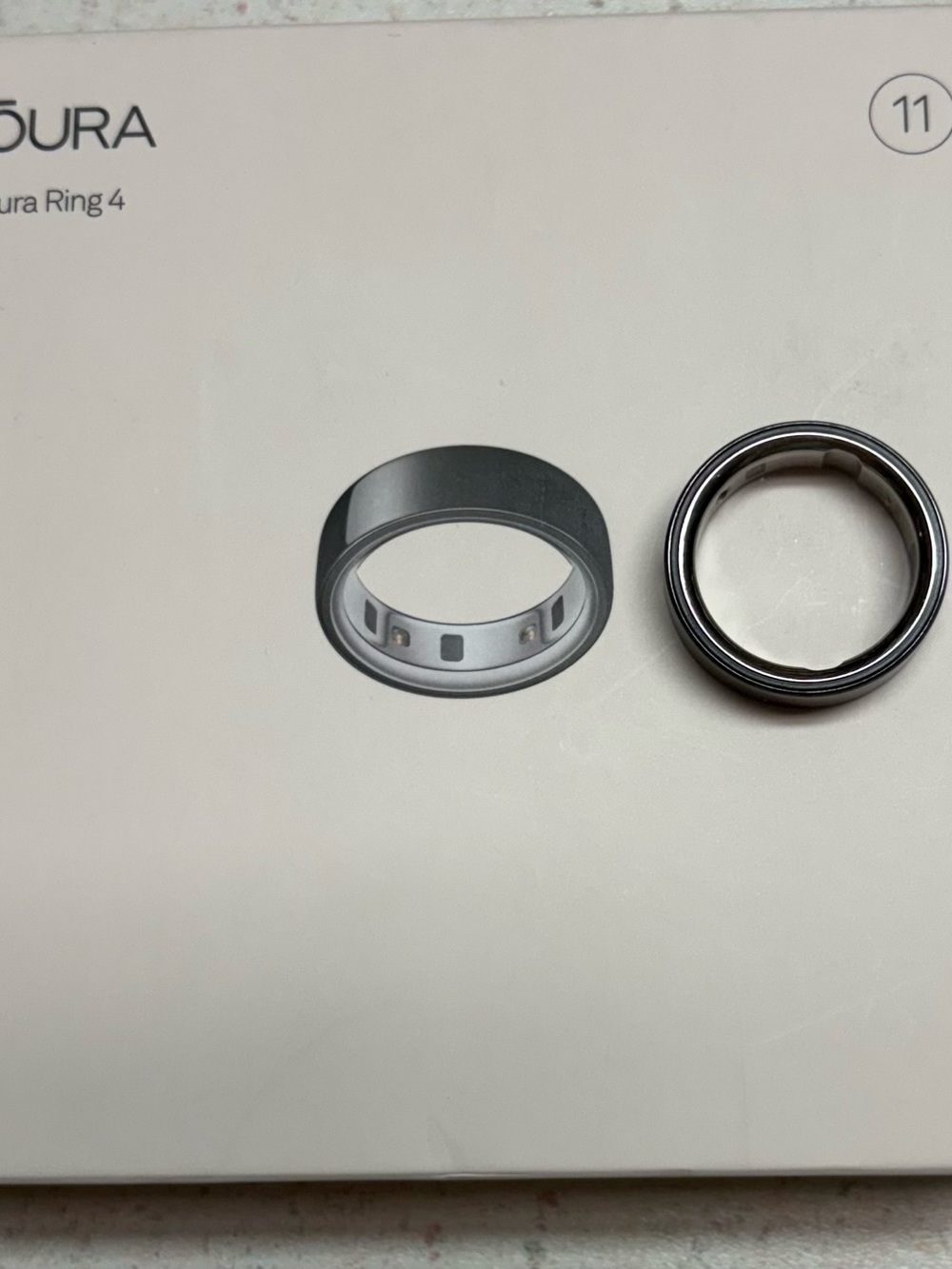 Oura Ring 4 Black Smart Sleep & Activity Ring
